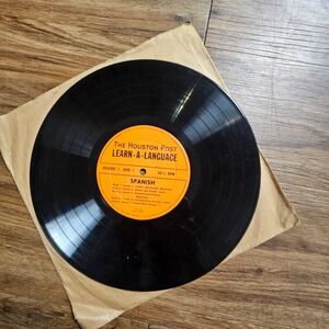 The Houston Post - Learn-A-Language Record Course, Spanish 33RPM 10" V+/V+